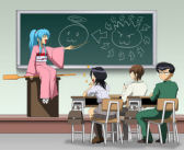 picture of anime characters in school